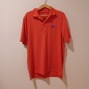 Vineyard Vines Red Golf Shirt Performance Polo Scarsdale NY Golf Club Size M